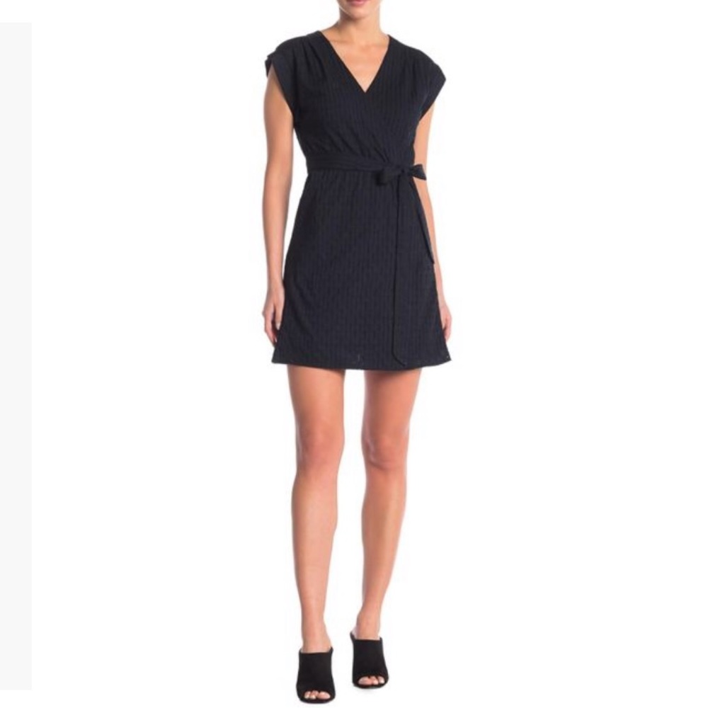Frame Surplice Wrap dress
